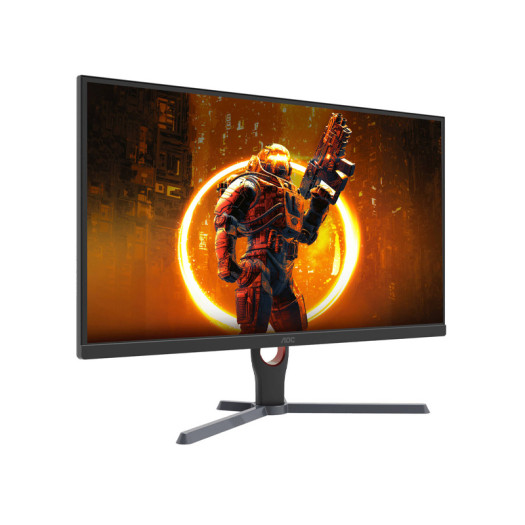 AOC 24G11E Gaming Monitor, 24" FHD IPS Display, 180Hz Refresh Rate, 0.5ms (MPRT) Response Time, 16.7m Display Colors, AdaptiveSync Technology, 3-Sided Frameless, Black | 24G11E